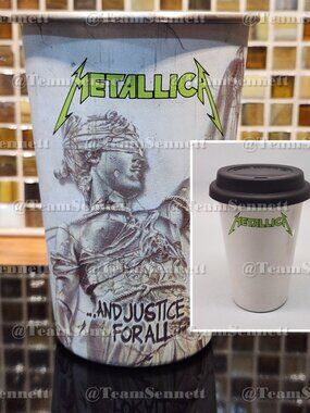 Metallica Color Changing Metal Cold Cup / And Justice for All /Sphere Vegas 2026